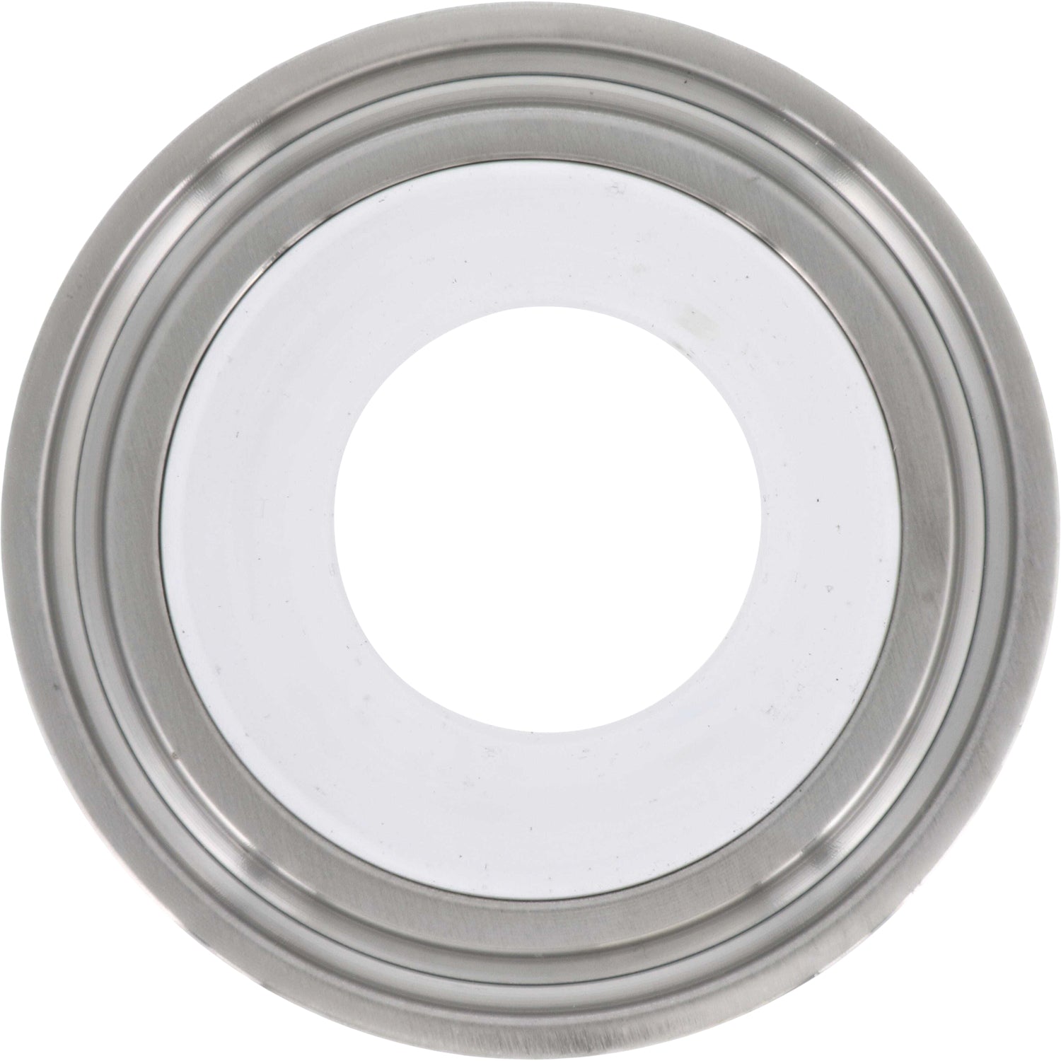12 inch stainless steel extension tube with 1.5" tri clamp compatible ends shown on white background.