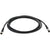 Coiled black 2 meter connecting cable with a four pin female connector on one end and a four pin male connector on the other. Cable shown on white background.
