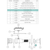 Exploded view drawing of an assembly on white background with Tri-Clamp Adapter O-ring highlighted in aqua color. 