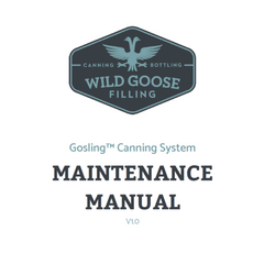 Gosling Canning System Maintenance Manual