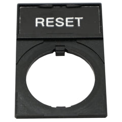 Reset Button Nameplate