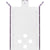 Bent, rectangular, clear polycarbonate part with multiple holes shown on a white background. 