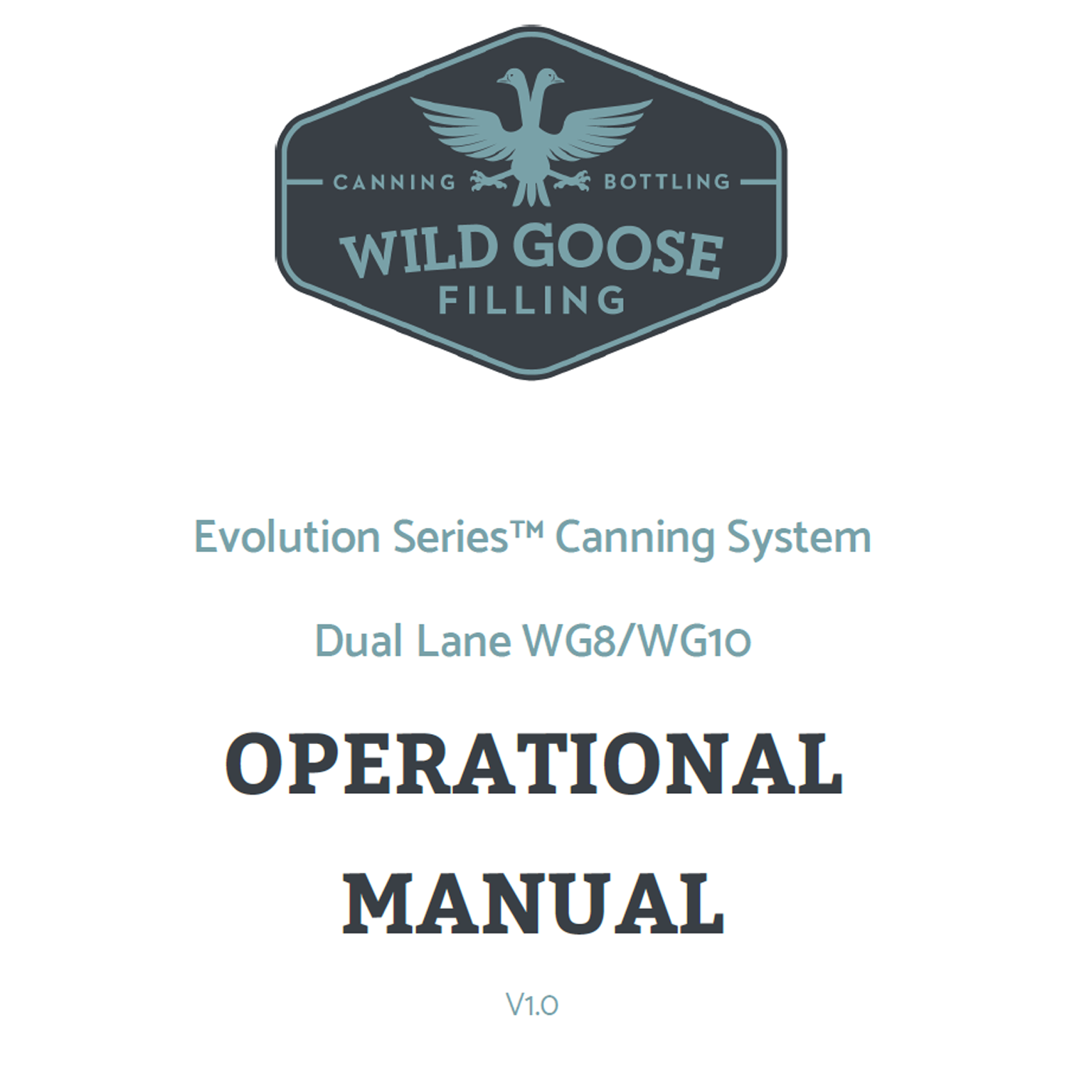 Dual Lane WG8/WG10 Operational Manual